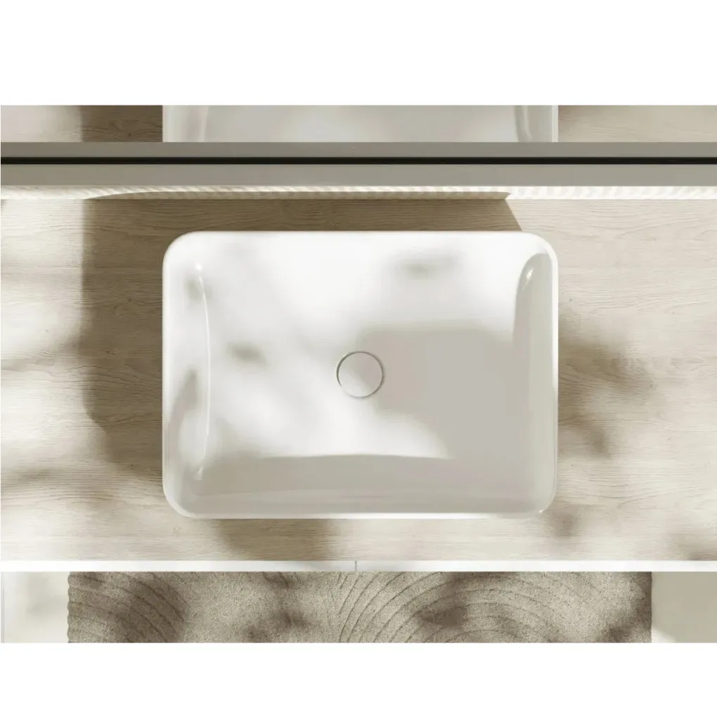 Раковина накладная на столешницу Hansgrohe Xuniva Q SmartClean 55х40 см белый (61075450)- Фото 2