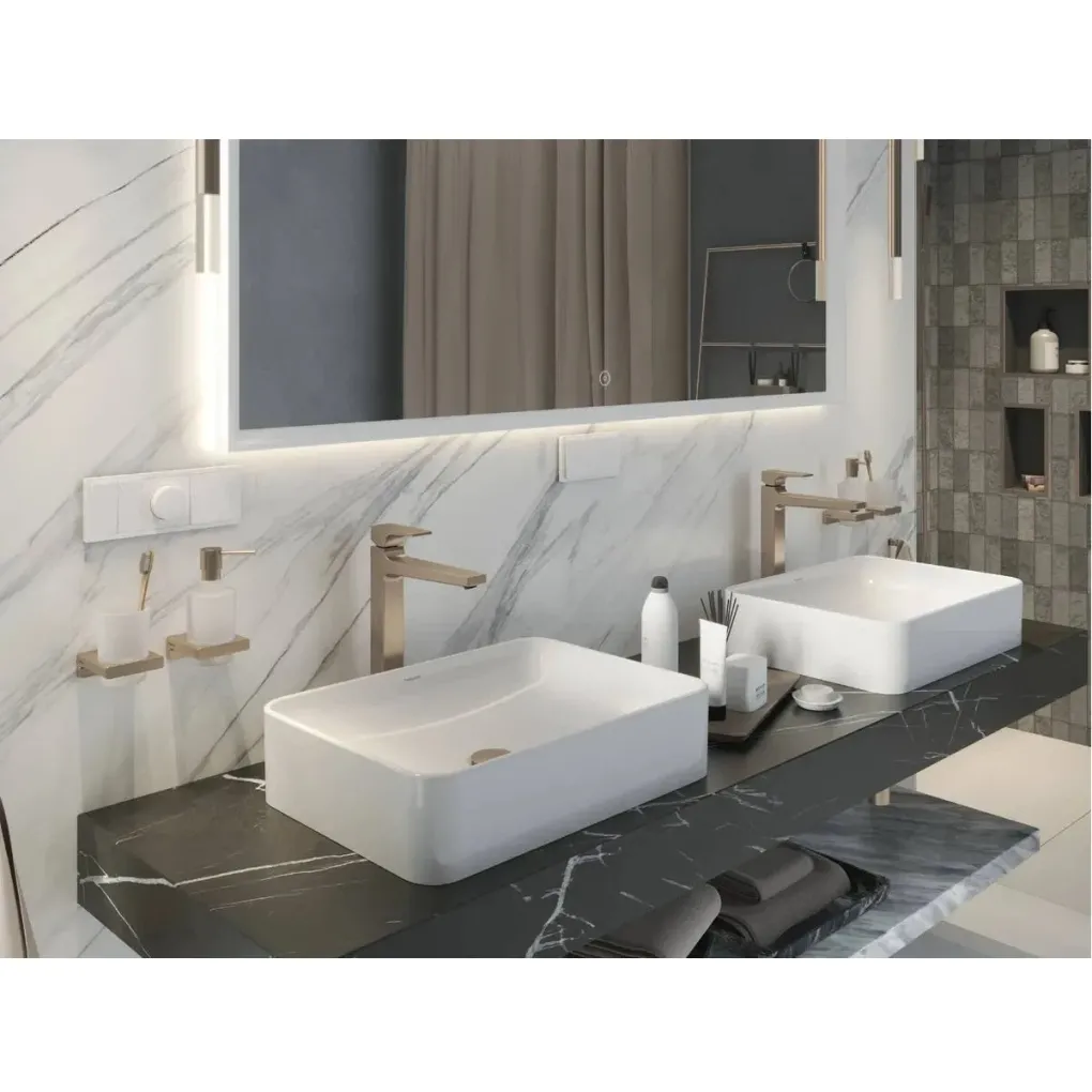 Раковина накладная на столешницу Hansgrohe Xuniva Q SmartClean 55х40 см белый (61075450)- Фото 3