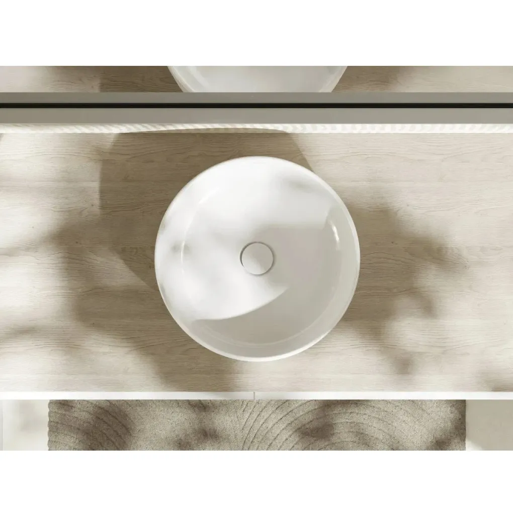 Раковина накладна на стільницю Hansgrohe Xuniva S SmartClean 40х40 см білий (61071450)- Фото 3