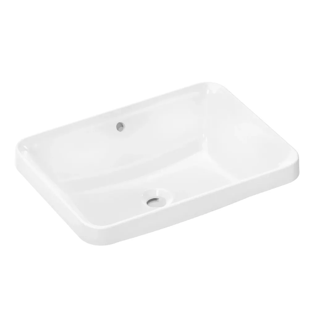 Раковина вбудована на стільницю Hansgrohe Xuniva Q SmartClean 55х40 см білий (61066450)- Фото 1