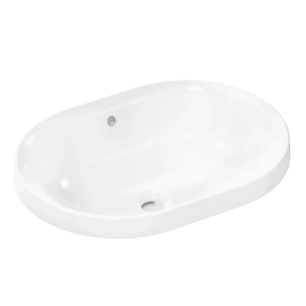 Раковина вбудована на стільницю Hansgrohe Xuniva U SmartClean 55х40 см білий (61062450)- Фото 1