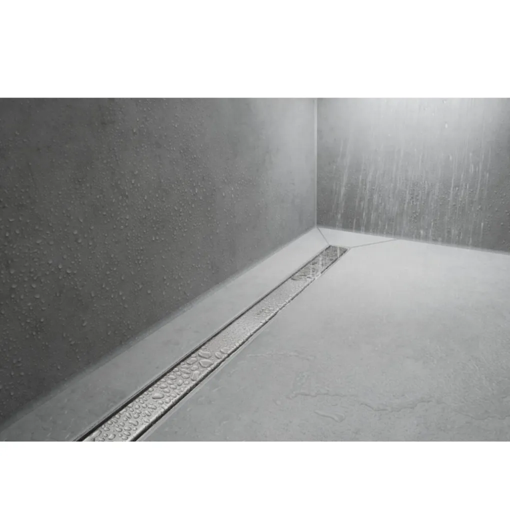Решетка (наружная часть слива) для трапа Hansgrohe RainDrain Match 700 мм сталь (56037800)- Фото 2