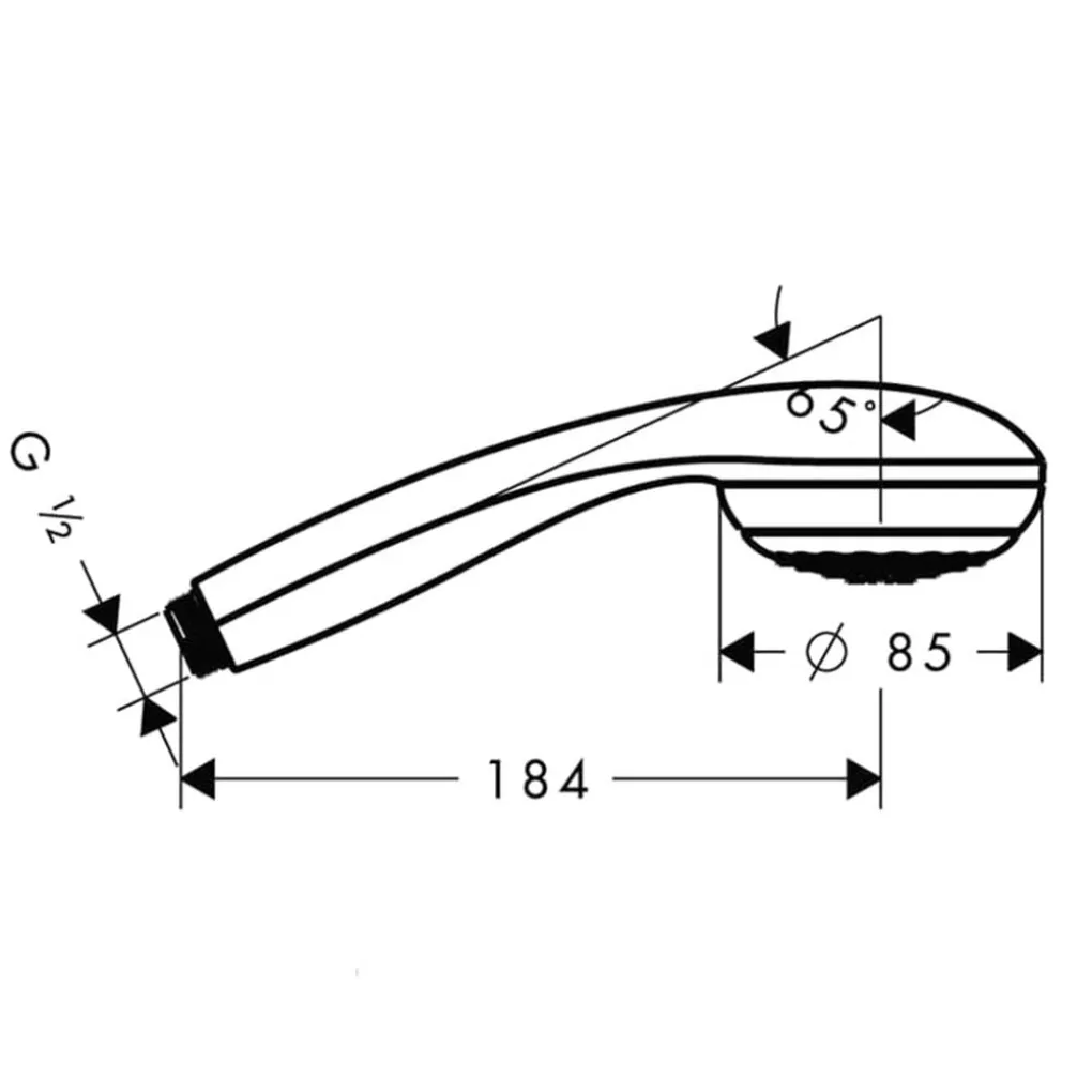 Ручний душ Hansgrohe Crometta 85 хром (28585000)- Фото 2