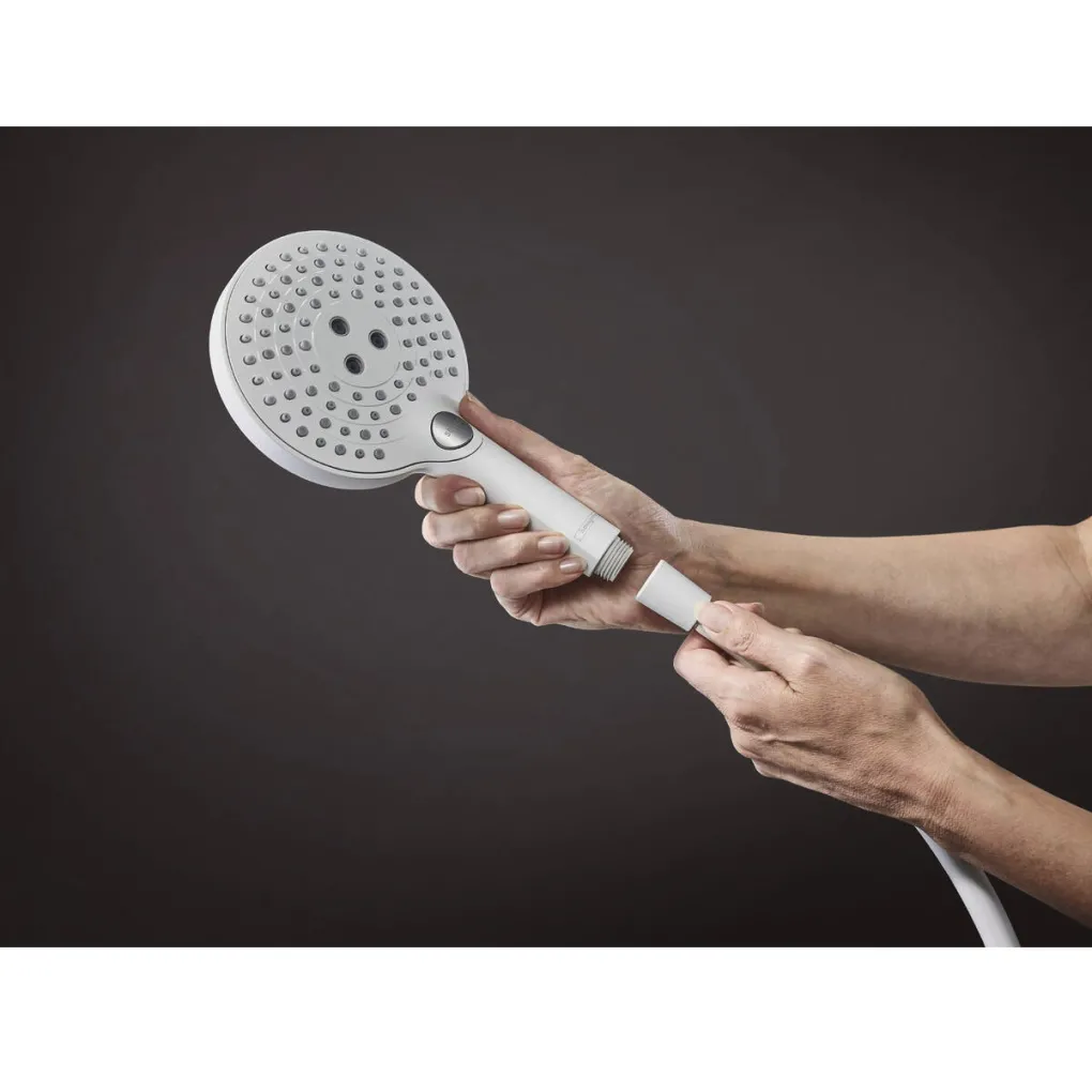 Ручной душ Hansgrohe Raindance Select S PowderRain 120 белый матовый (26014700)- Фото 2