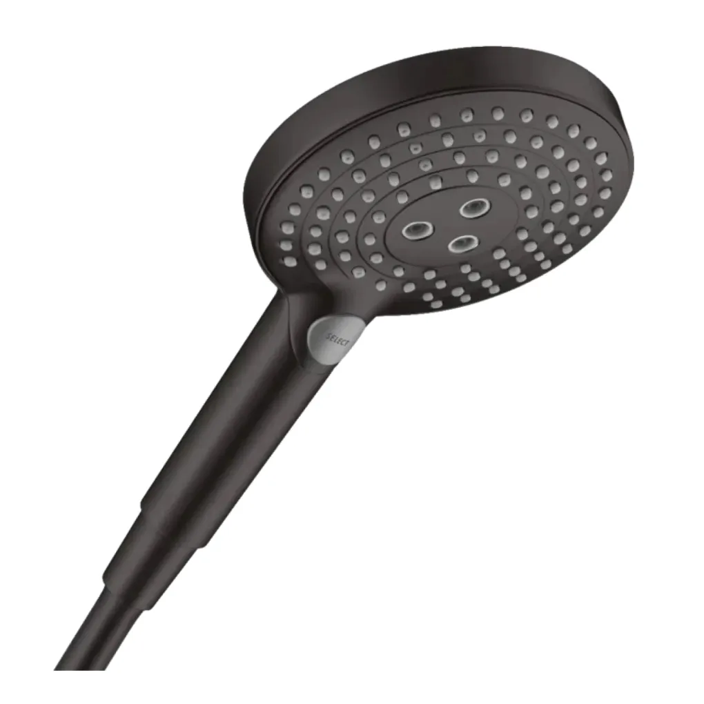 Ручний душ Hansgrohe Raindance Select S PowderRain 120 чорний матовий (26014670)- Фото 1