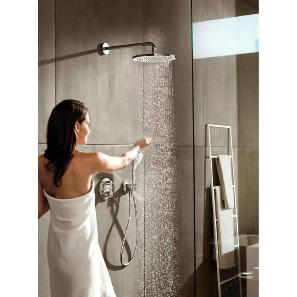 Термостат прихованого монтажу Hansgrohe Ecostat S Brushed Black Chrome (15758340)- Фото 2