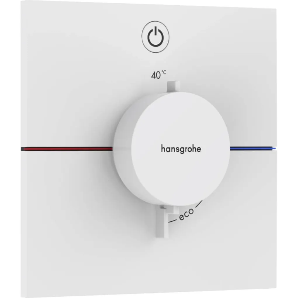 Термостат скрытого монтажа Hansgrohe ShowerSelect Comfort E Matt White (15571700)- Фото 1