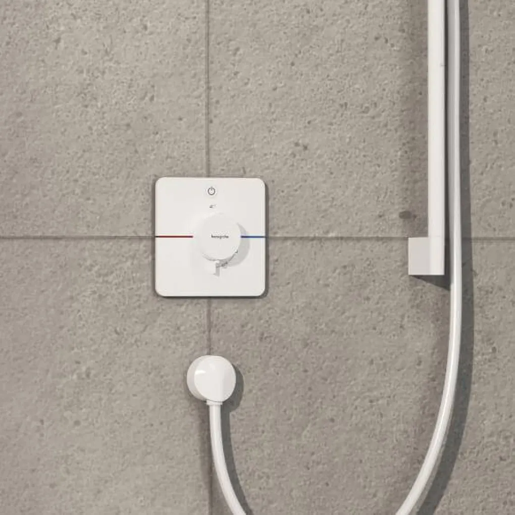 Термостат скрытого монтажа Hansgrohe ShowerSelect Comfort Q на 1 функцию Matt White (15581700)- Фото 3