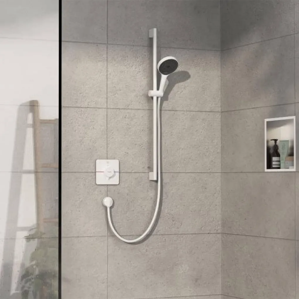 Термостат скрытого монтажа Hansgrohe ShowerSelect Comfort Q на 1 функцию Matt White (15581700)- Фото 4