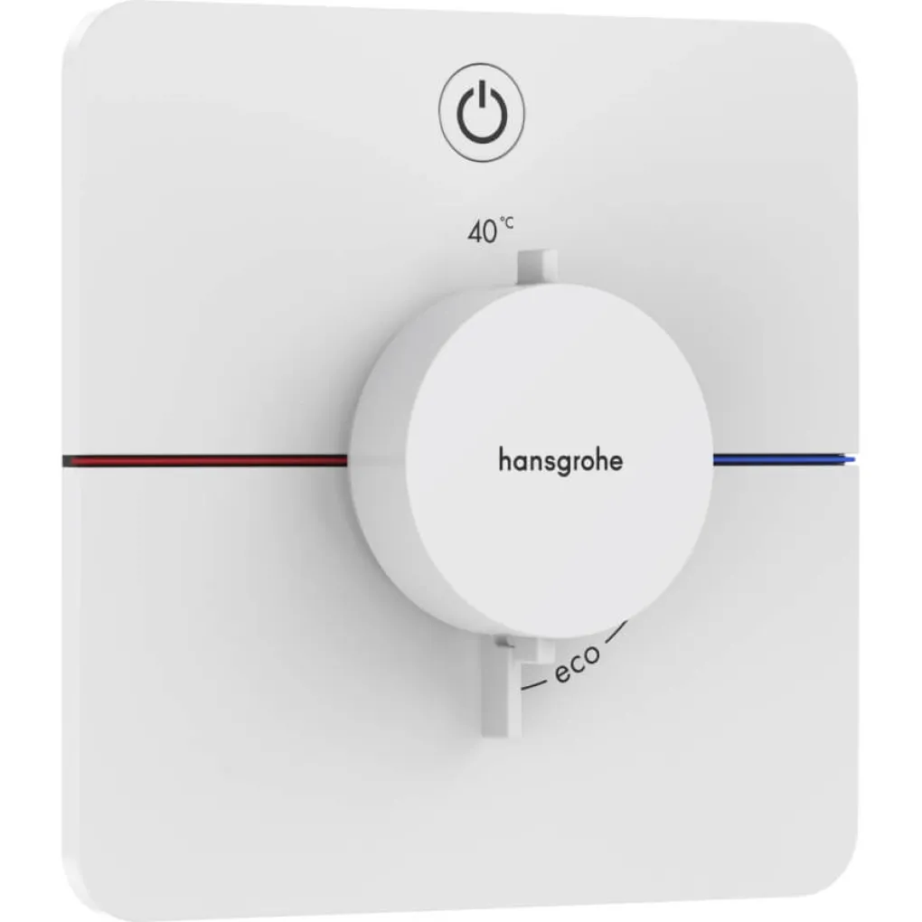 Термостат скрытого монтажа Hansgrohe ShowerSelect Comfort Q на 1 функцию Matt White (15581700)- Фото 1