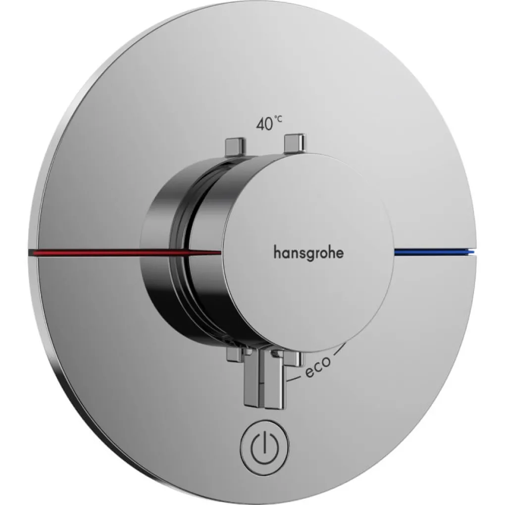 Термостат прихованого монтажу Hansgrohe ShowerSelect Comfort S HighFlow на 1 функцію Chrome (15562000)- Фото 1