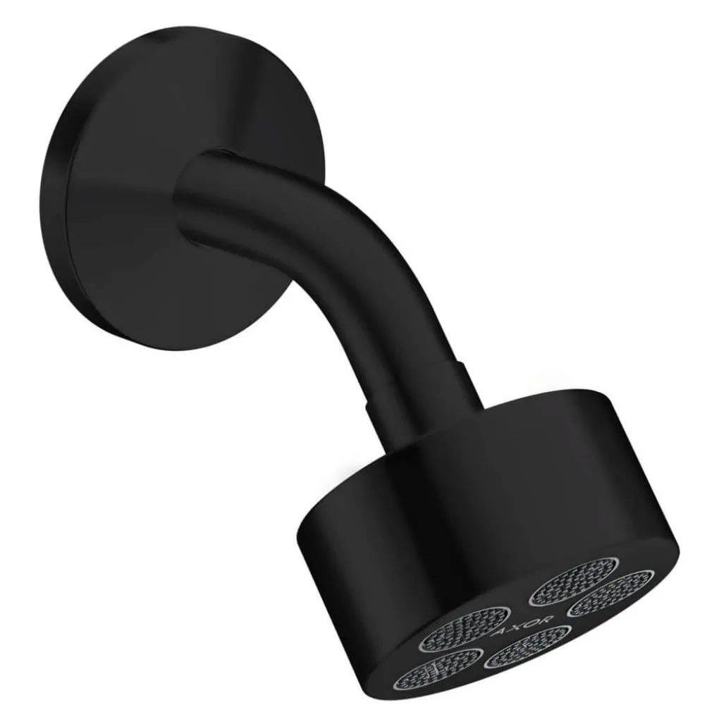 Верхний душ Axor One 75 1 с кронштейном черный (48490670)- Фото 1