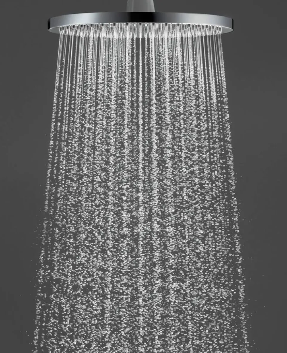 Верхний душ Hansgrohe Crometta S 240 1jet, EcoSmart 9л/мин, белый/хром (26724000)- Фото 3
