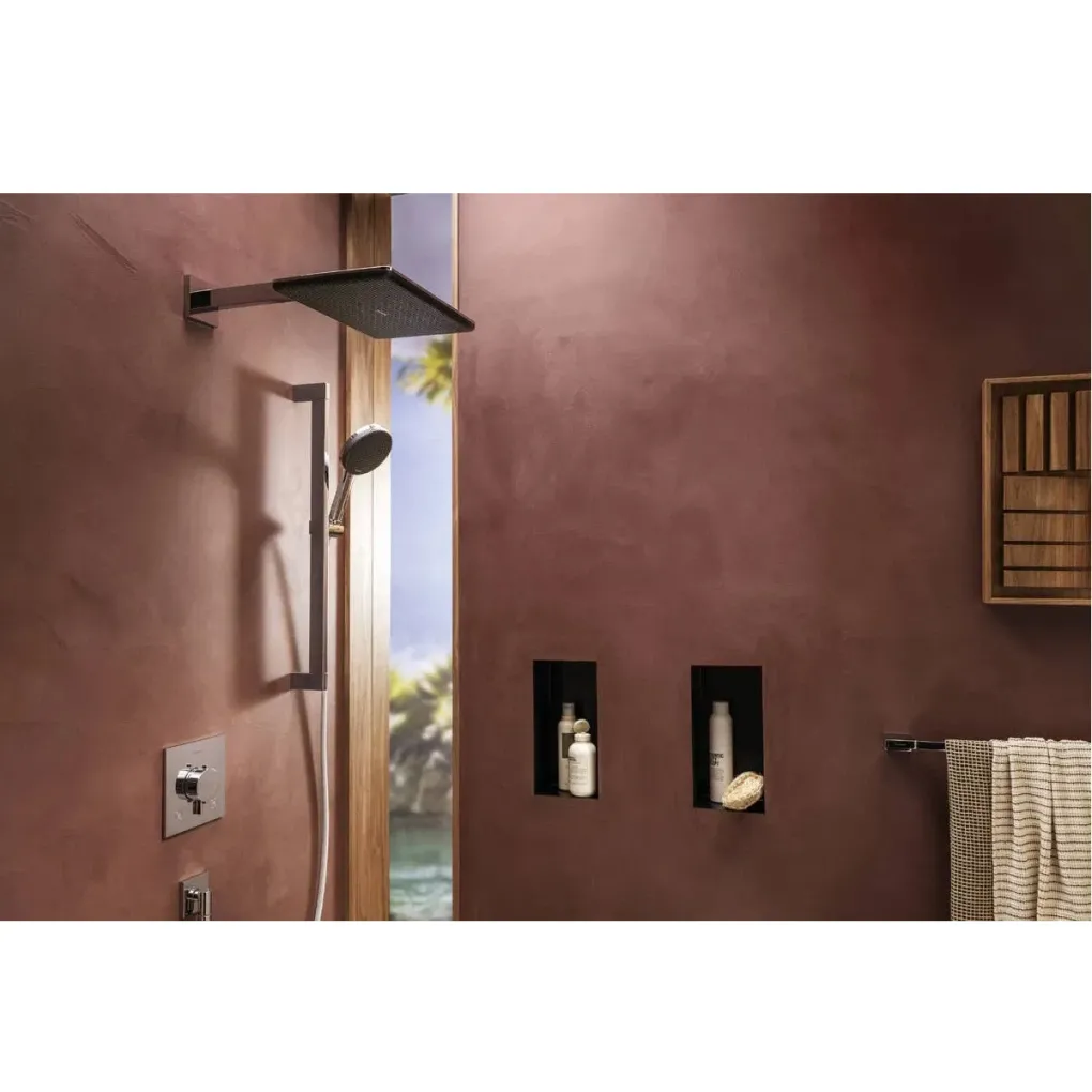 Верхній душ Hansgrohe Raindance Alive Q 340/210 1jet EcoSmart хром (24531000)- Фото 4