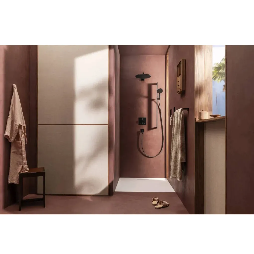 Верхній душ Hansgrohe Raindance Alive S 300 1jet чорний мат (24520670)- Фото 4