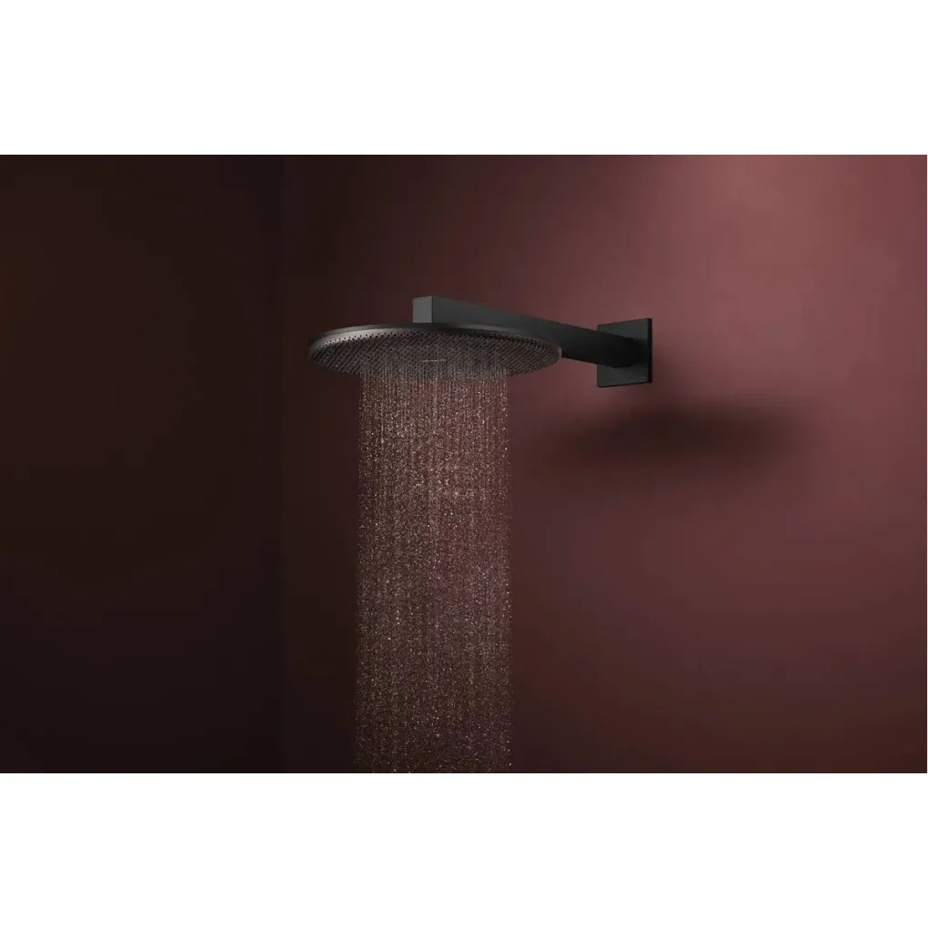 Верхній душ Hansgrohe Raindance Alive S 300 1jet EcoSmart чорний мат (24521670)- Фото 3