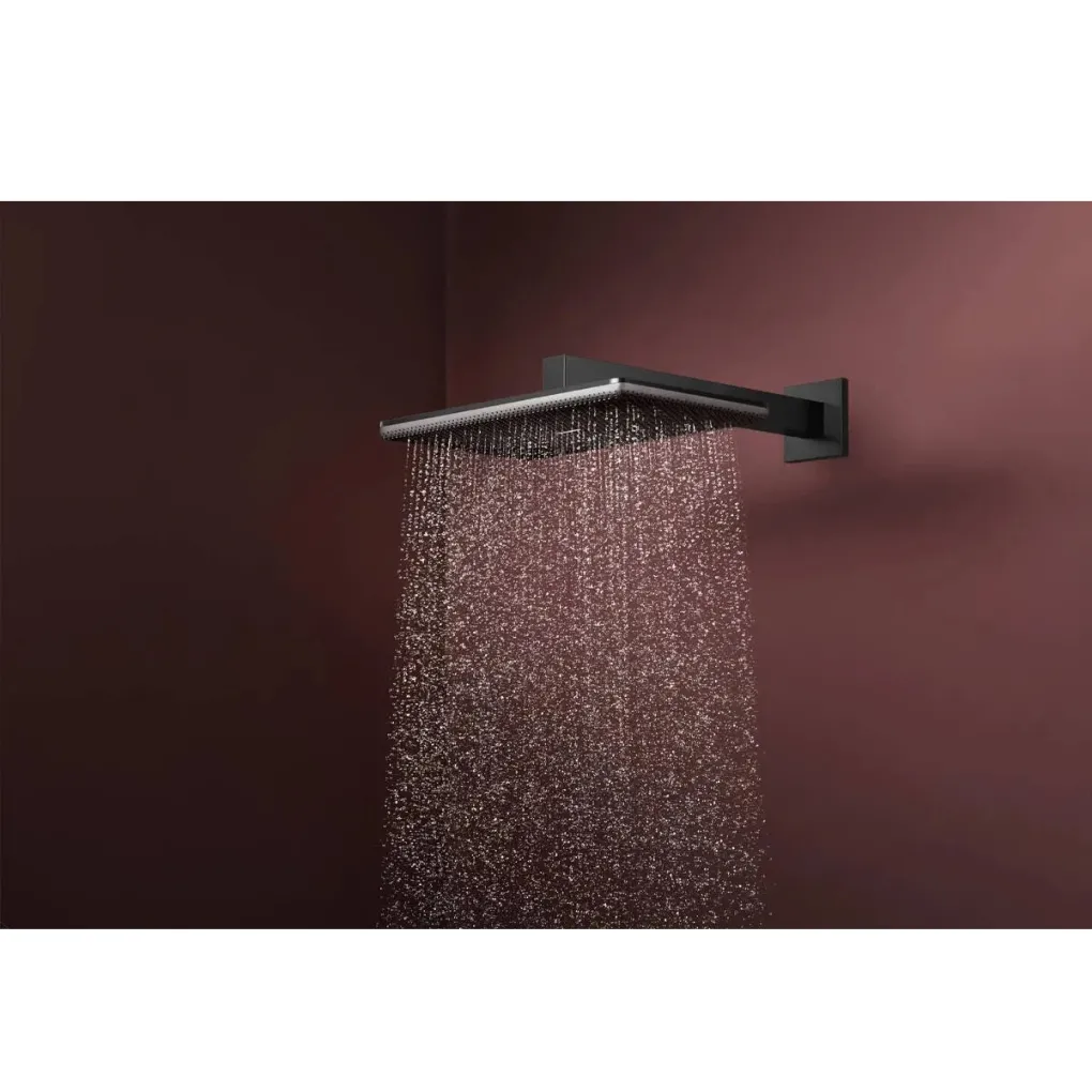 Верхній душ Hansgrohe Raindance Alive Q 340/210 1jet чорний хром мат (24530340)- Фото 3