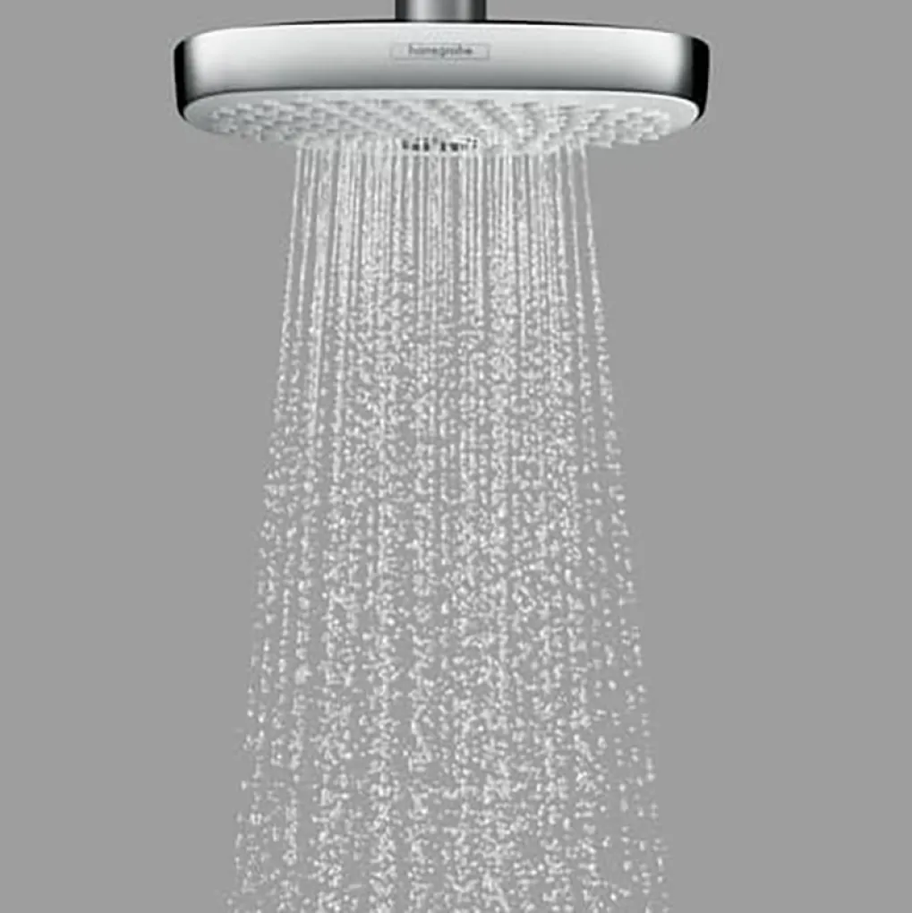 Верхній душ Hansgrohe Croma Select E 187 мм, хром/білий (26524400)- Фото 4