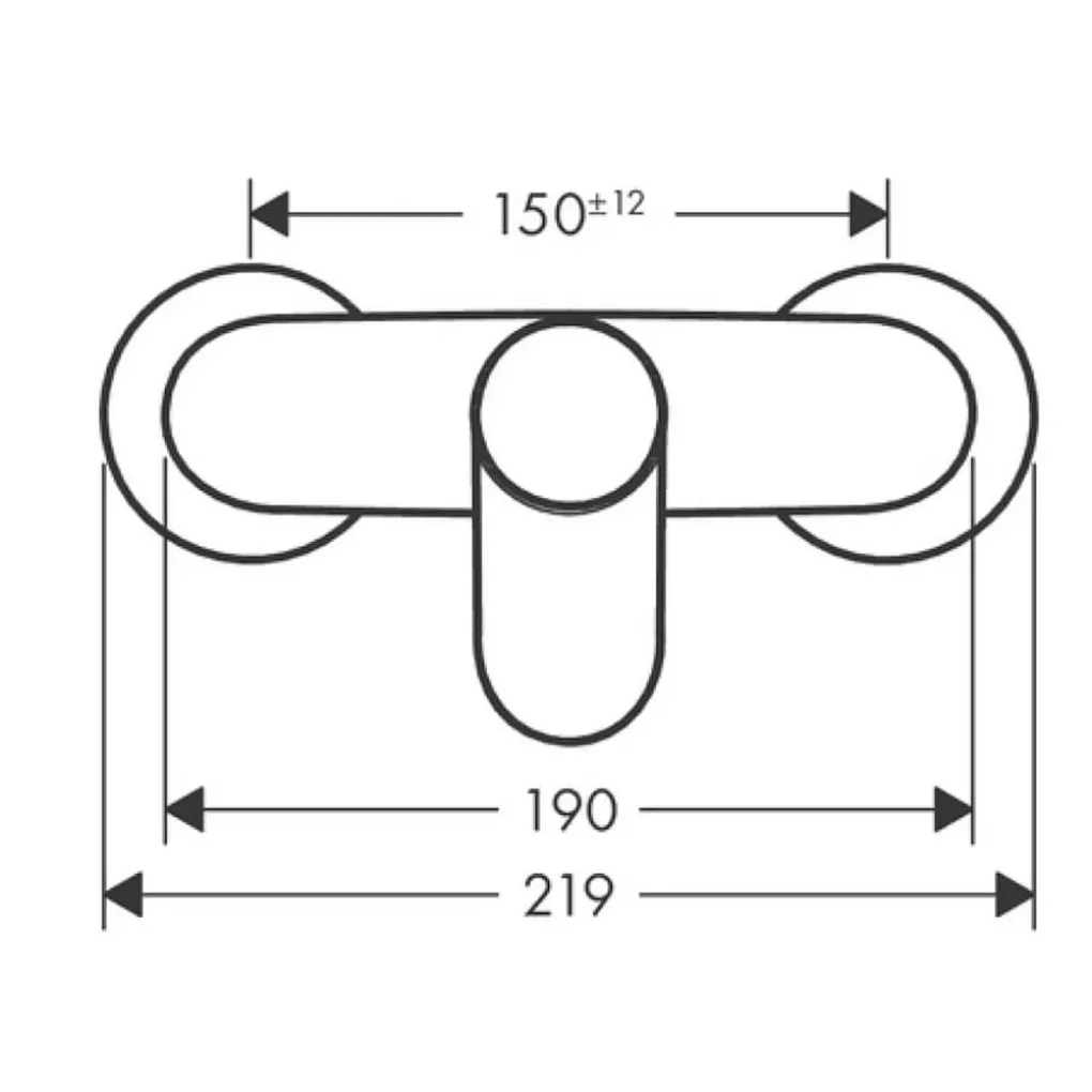 Смеситель для душа Hansgrohe Metris E хром (31670000)- Фото 3