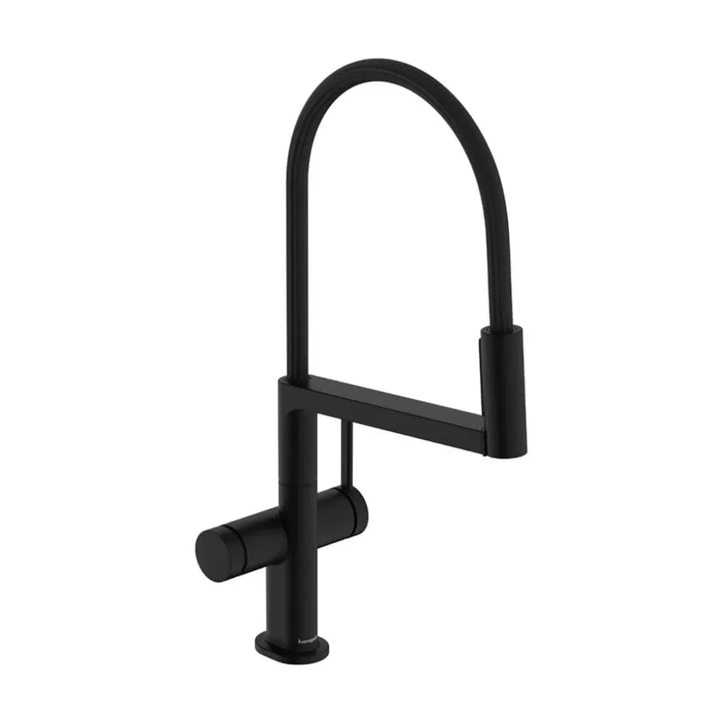 Смеситель для кухни Hansgrohe Talis Select M54 черный (72861670)- Фото 1