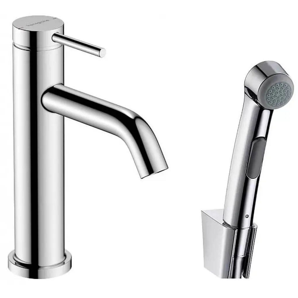 Змішувач для раковини Hansgrohe Tecturis S з гігієнічним душем хром (73211000)- Фото 1