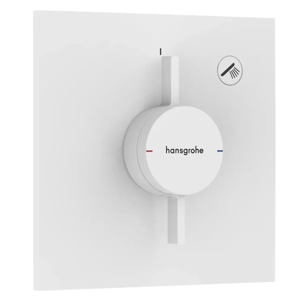 Змішувач для душу Hansgrohe DuoTurn E на 1 функцію білий матовий (75617700)- Фото 1