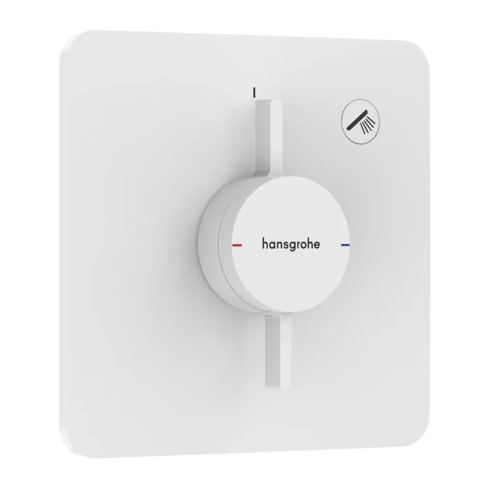 Змішувач для душу Hansgrohe DuoTurn Q на 1 функцію білий матовий (75614700)- Фото 1