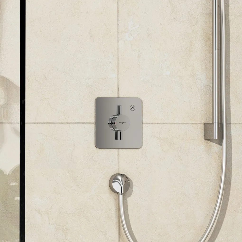 Змішувач для душу Hansgrohe DuoTurn Q на 1 функцію хром (75614000)- Фото 3