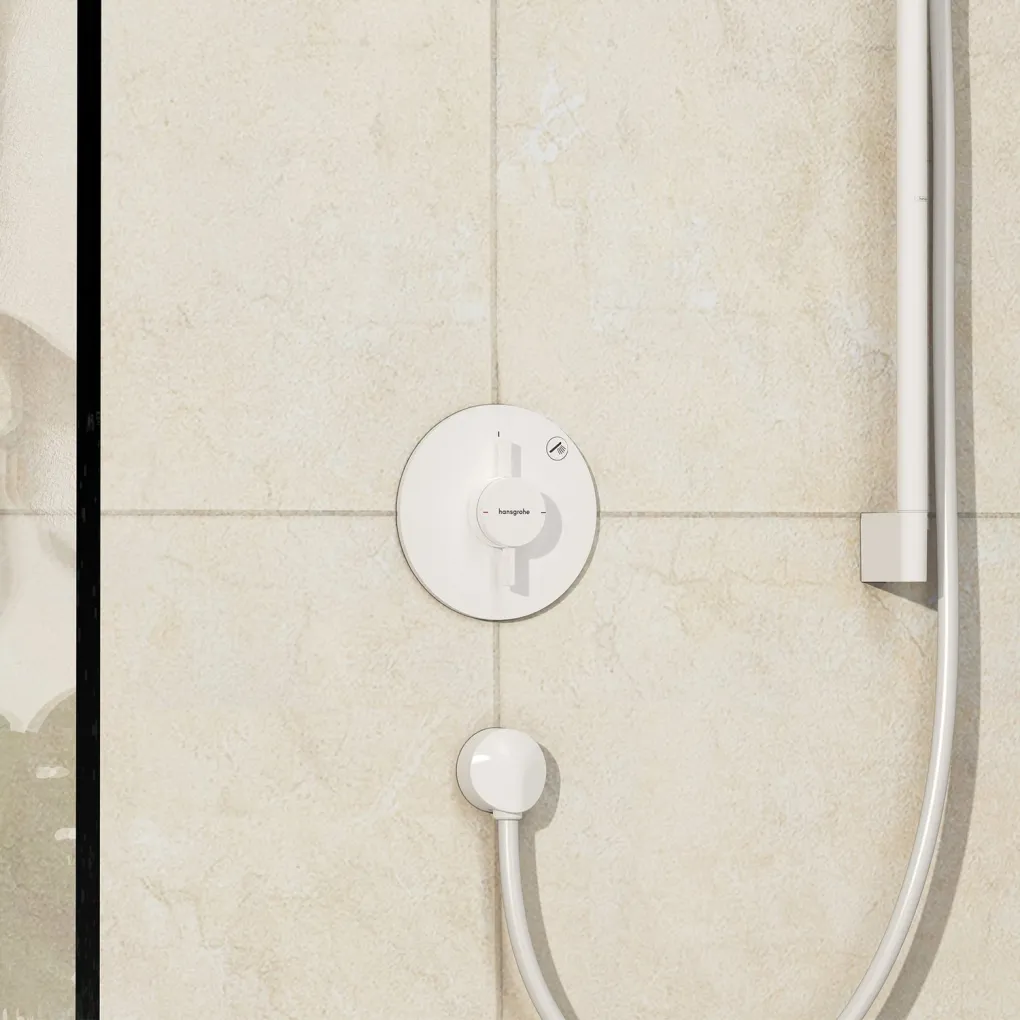 Смеситель для душа Hansgrohe DuoTurn S на 1 функцию белый матовый (75618700)- Фото 3