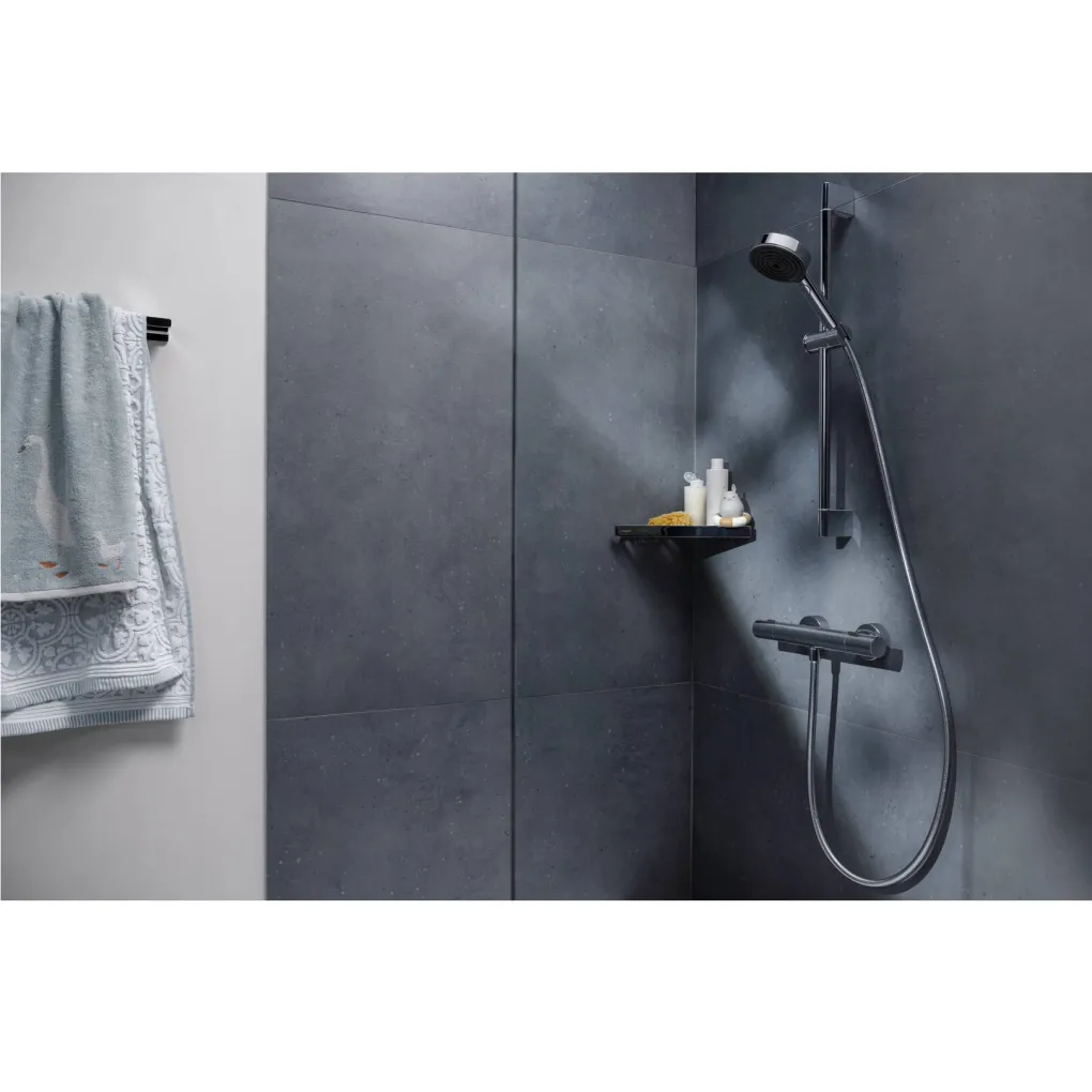 Змішувач для душу Hansgrohe Ecostat Fine з термостатом і обмежувачем температури хром (13323000)- Фото 3