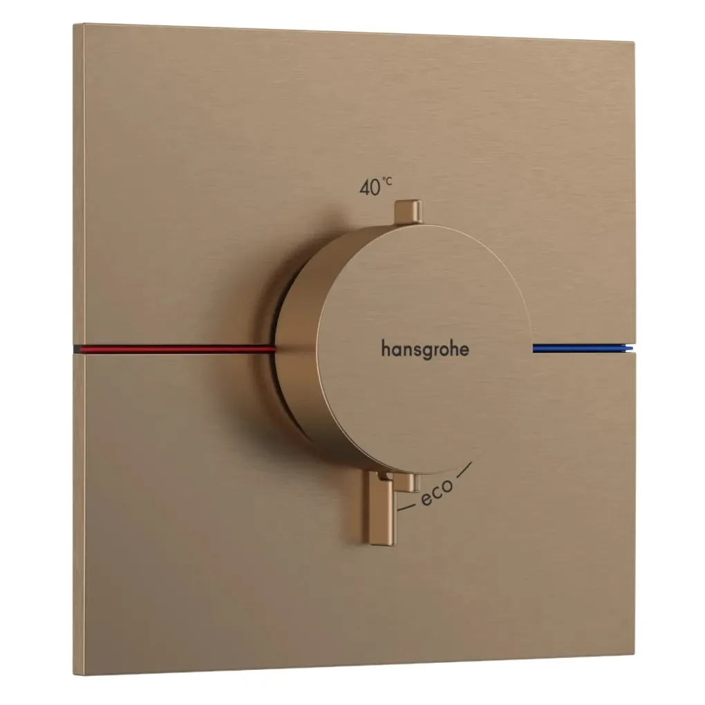 Змішувач для душу Hansgrohe ShowerSelect Comfort E з термостатом на 1 споживача шліфована бронза (15574140)- Фото 1