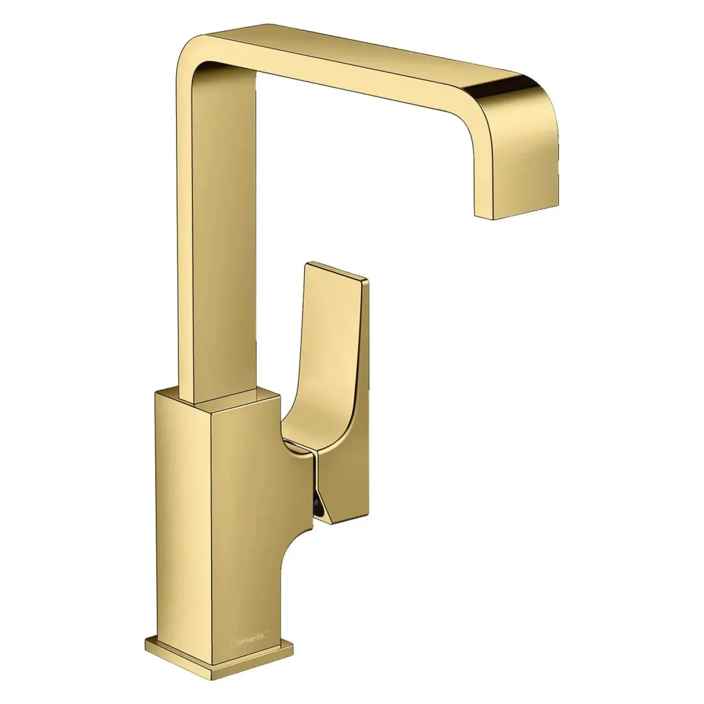 Змішувач для умивальника Hansgrohe Metropol 230 із донним клапаном золото- Фото 1
