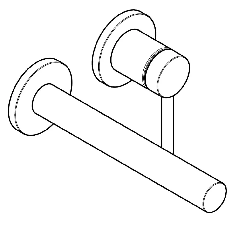 Змішувач для умивальника Hansgrohe Zesis S на 2 отвори чорний матовий (74750670)- Фото 3
