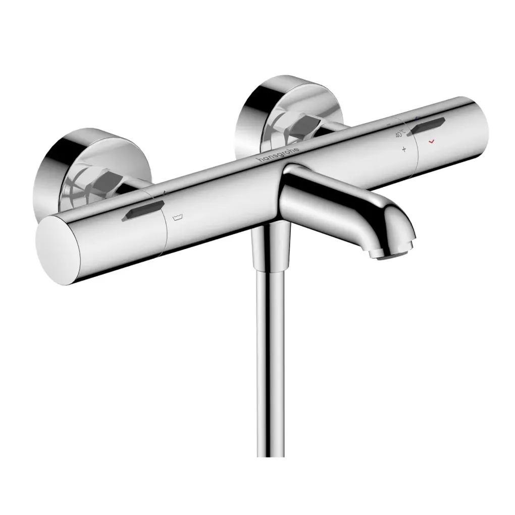 Змішувач для ванни Hansgrohe Ecostat Fine з термостатом хром (13325000)- Фото 1
