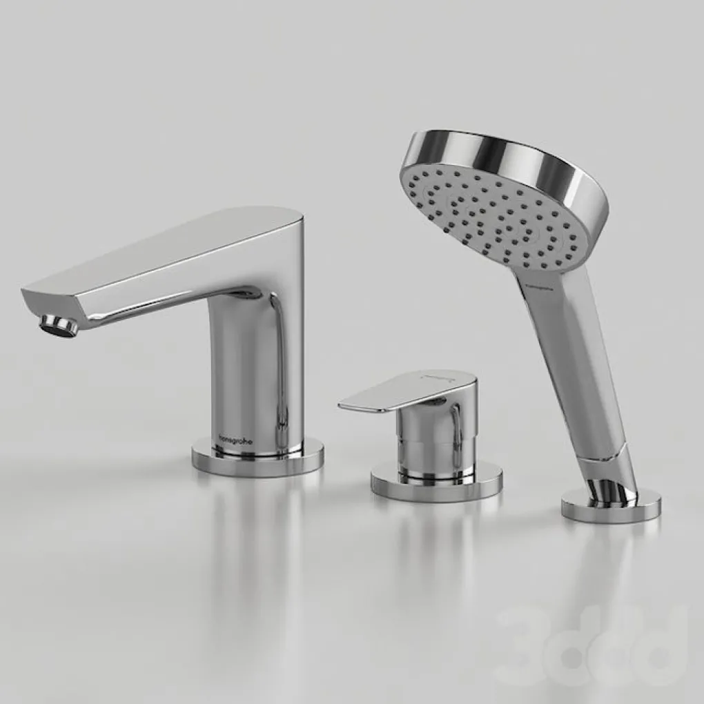 Змішувач Hansgrohe Talis E на борт ванни хром (71731000)- Фото 2