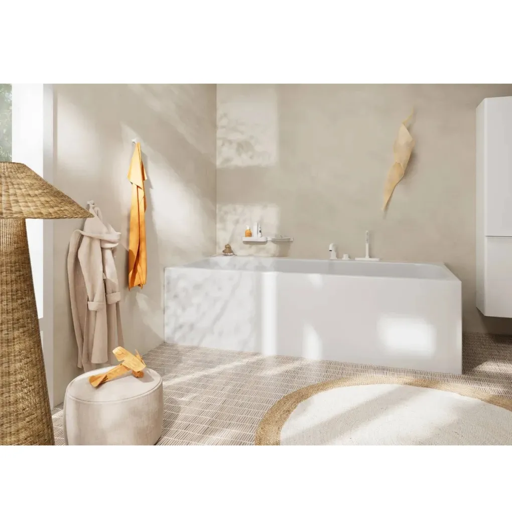 Змішувач Hansgrohe Tecturis S на борт ванни білий матовий (73447700)- Фото 2