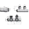 Комплект радиаторный HeatBase Duo-Plex 3/4x15 мм 2 шт. правый (HB02KPC-R9016)- Фото 3