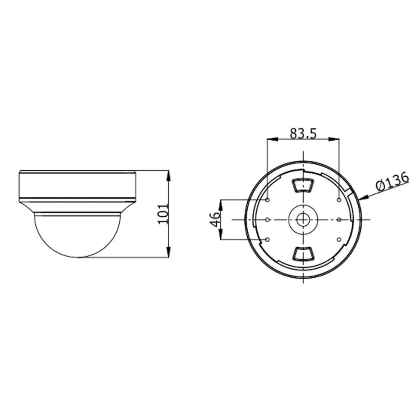 Купольная видеокамера Hikvision Turbo HD DS-2CE56D0T-VFIRF (2.8-12 мм) - Фото 2