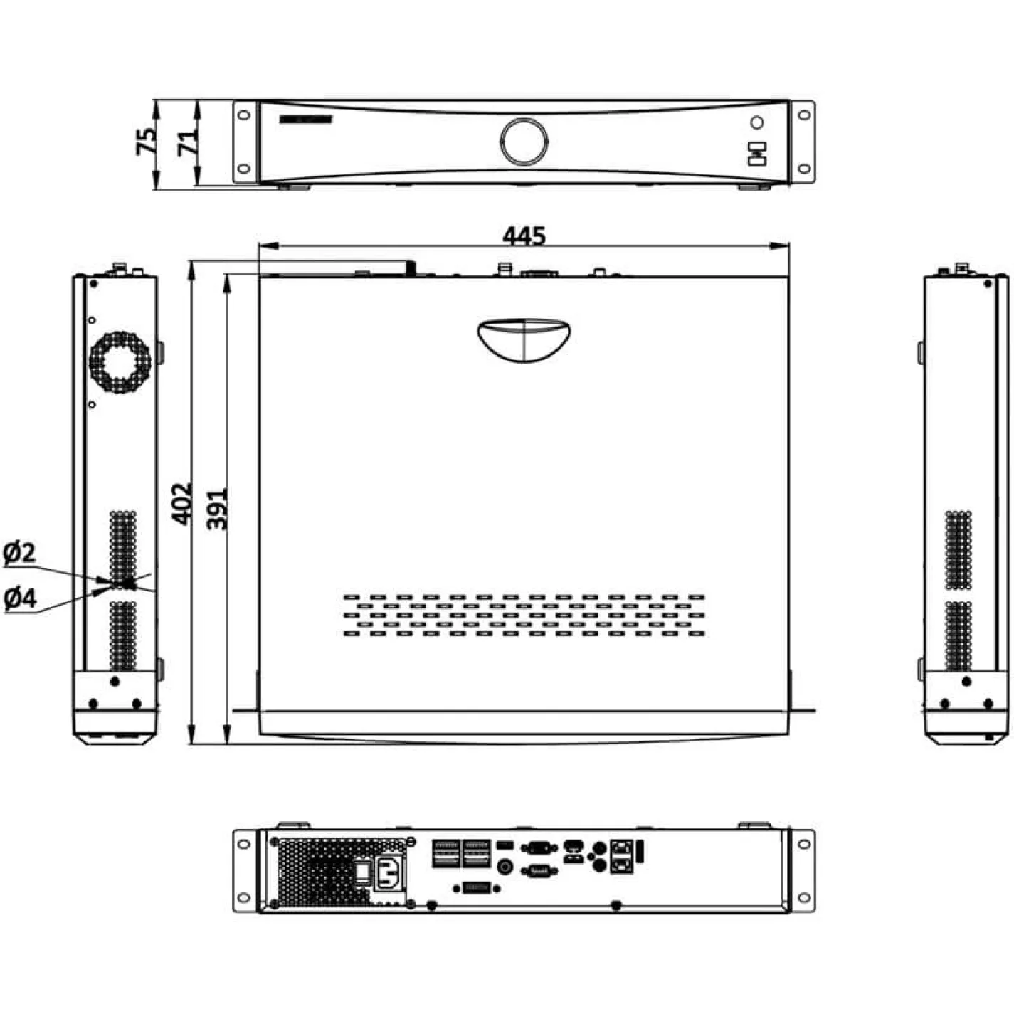 Відеореєстратор Hikvision DS-7732NXI-I4/S(E) - Фото 3