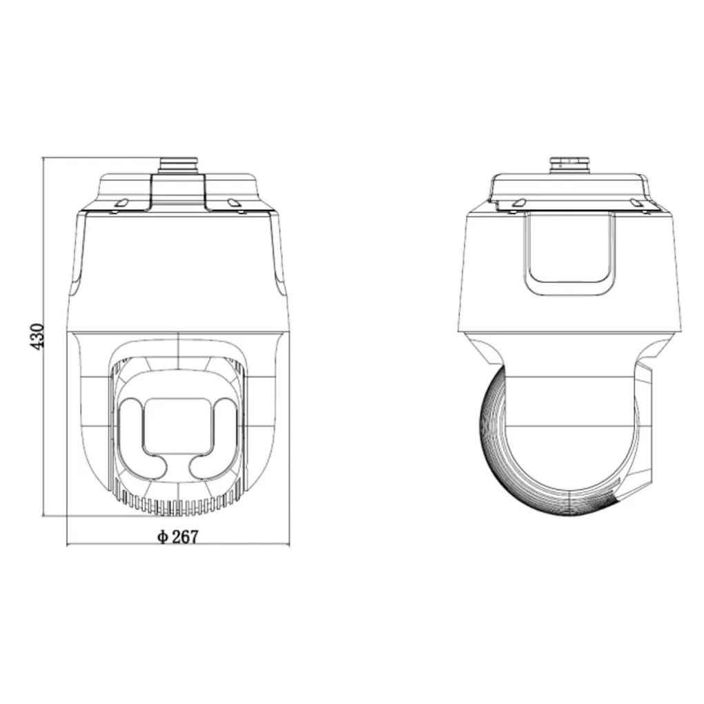 IP-видеокамера уличная Hikvision Speed Dome DS-2DF8C442IXS-AELW(T5)- Фото 3