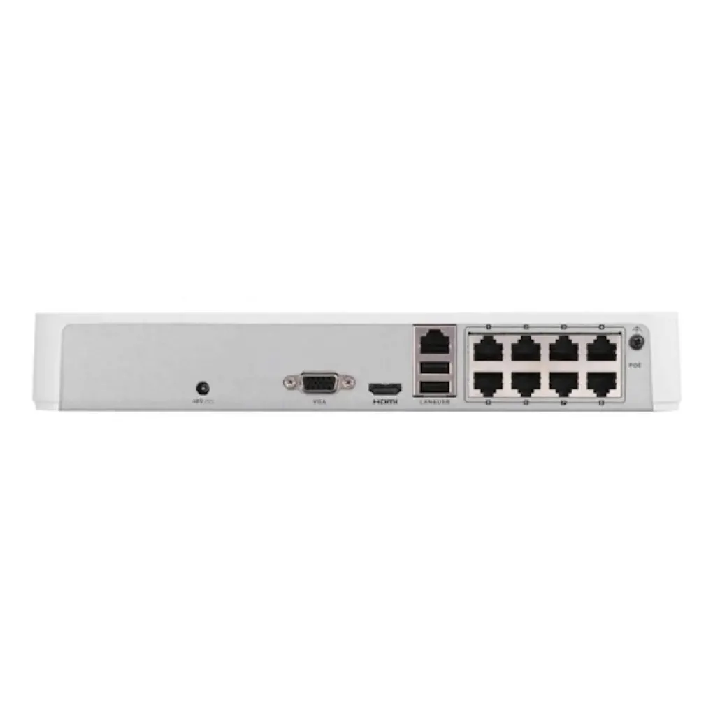 NVR-відеореєстратор 8-канальний Hikvision DS-7108NI-Q1/8P (C) (99-00005049)- Фото 3