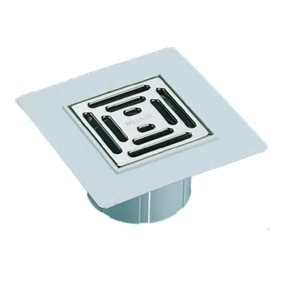 Решітка Hutterer&Lechner HL66P d145мм з ПВХ-коміром 206x206мм/138x138мм