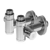 Комплект кранів  під тен Ideale SENSO 1/2 ЗЗ хром (25537)- Фото 1