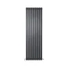Трубчатый радиатор Ideale Adele 12 2 колонны 8 секций 1500x472 черный- Фото 1