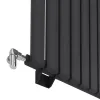 Трубчастый радиатор Ideale Jolanda 1 колонна 8 секций 1800x472 черный матовый- Фото 2
