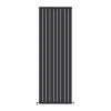 Трубчастый радиатор Ideale Vittoria 1 колонна 9 секций 1800x612 черный матовый- Фото 1