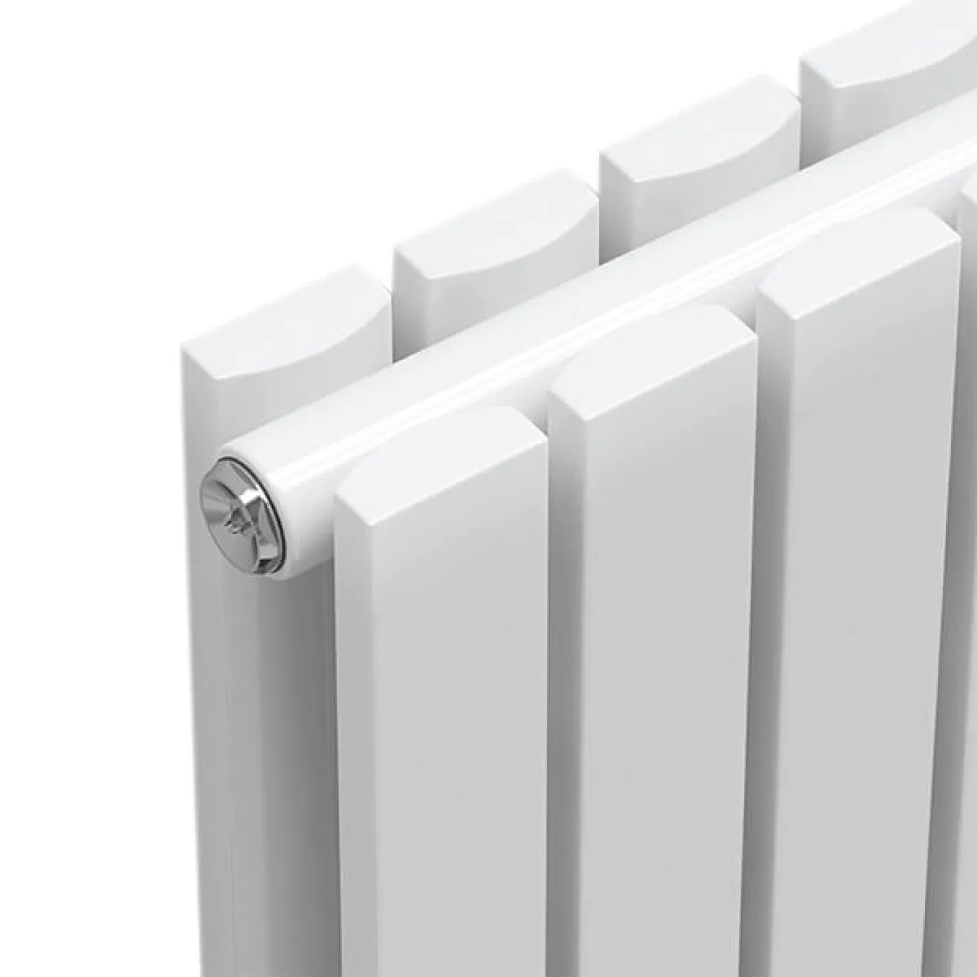 Радиатор дизайнерский IDEALE JOLANDA 2 колонны 6 секций 1800x354 белый матовый - Фото 1