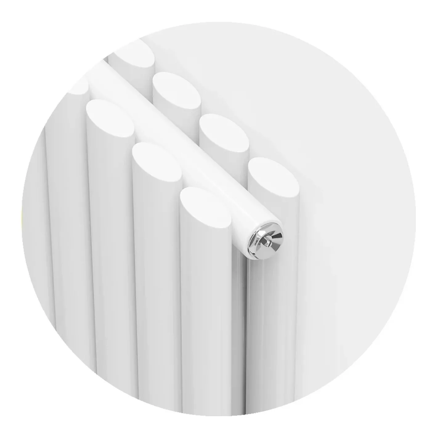 Трубчатый радиатор Ideale Adele 12 2 колонны 5 секций 1800x295 белый - Фото 1