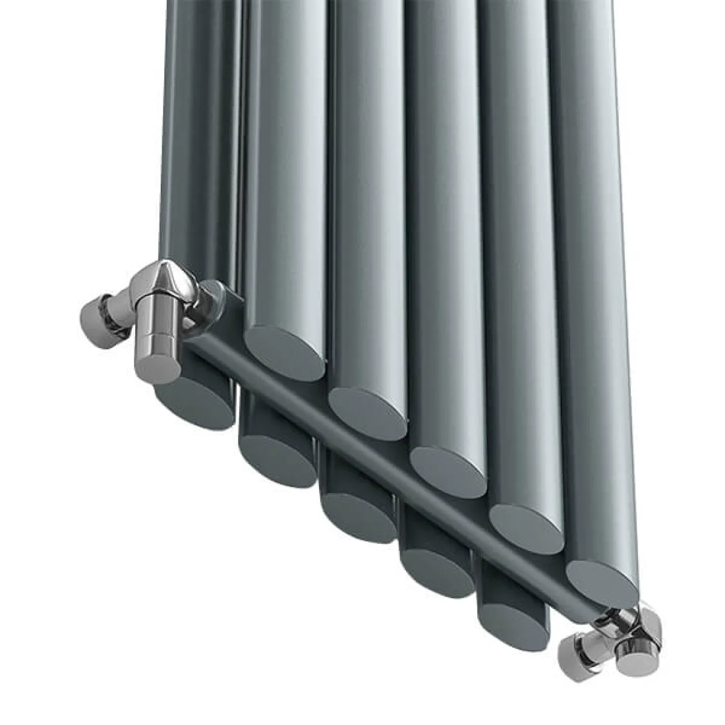 Трубчастый радиатор Ideale Adele 2 колонны 5 секций 1800x295 антрацит - Фото 1