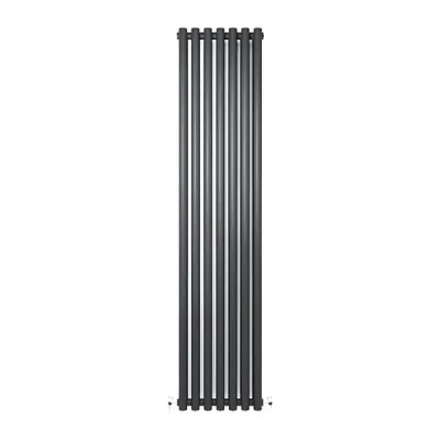 Радиатор дизайнерский IDEALE GLORIA 2 колонны 7 секций 1800x413 черный матовый